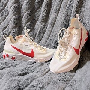 Nike Men’s React Element 55 White & Red